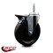 Service Caster 6 Inch Phenolic Wheel Swivel 58 Inch Threaded Stem Caster with Brake SCC SCC-TS20S615-PHR-PLB-58212 - alternate 2